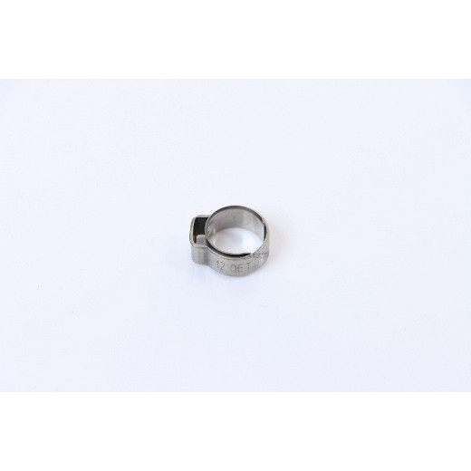 ELMAG 1-Ohr Klemme mit Einlagering, 12 OET 9,5 - 11,5 mm (Edelstahl), 42728
