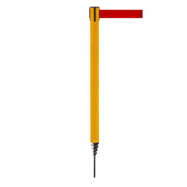 Stein HGS Personenleitsystem -P-Line Outside-, gelb, rot, mit Gurtendstück (Standard), 37688-0101