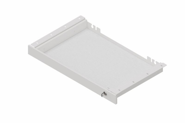 Hammerbacher Unterbauschublade für Laptop, Metall, weiß, VUCT3/W