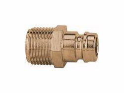 Riegler Temperier-Einstecknippel DN 9 mit Absperrventil, Außengewinde, 107983