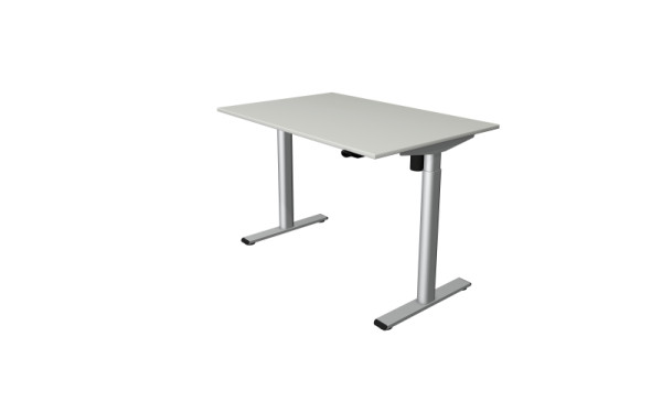 Kerkmann Steh-/Sitztisch Move 1 base 1200 X 800 elektrisch höhenverstellbar von 730-1230 mm, Lichtgrau, 10300411