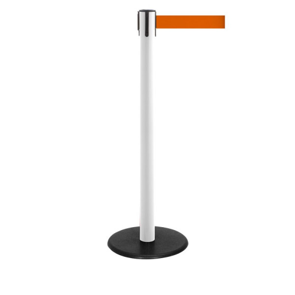 Stein HGS Personenleitsystem -P-Line Famous-, weiß, orange, mit magnetischem Gurtendstück, Gurtlänge: 2,3 m, 12802-2204