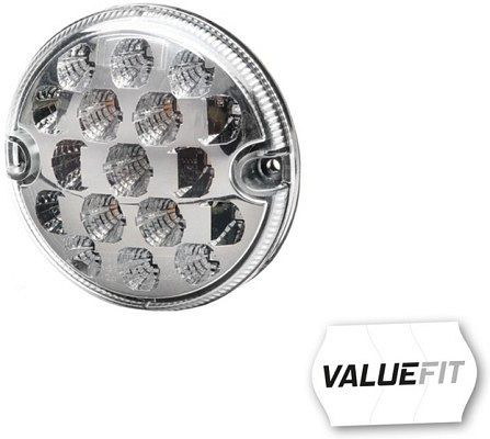 HELLA VALUEFIT Heckleuchte, Valuefit, LED, 12/24V, Anbau/geschraubt, Lichtscheibenfarbe: glasklar, offene Kabelenden, rechts/links, 2SD 357 028-001