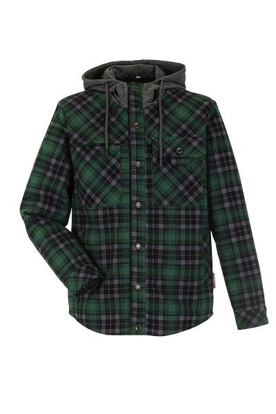 Planam Outdoor Thermohemd grün/schiefer XS, Herren, 3775040