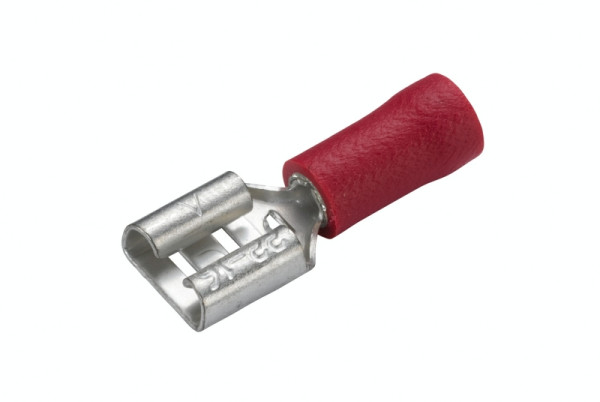 HELLA Leitungsverbinder, rot, von: 0.5mm², bis: 1.0mm², Flachsteckhülse, 6,3 x 0,8, 8KW 044 036-003