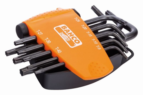 Bahco Winkelschraubendreher-Satz, 8-teilig, Torx Plus, brüniert, lang, BE-7675