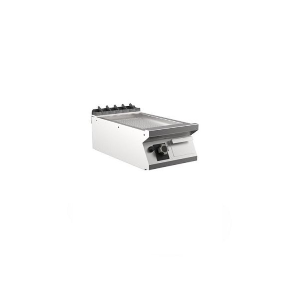 Mareno M1-900 Gasgrillplatte mit gerippter mattverchromter Platte, 40cm, 400(B)x920(T)x250(H)mm, FT94GRCST, 191.205