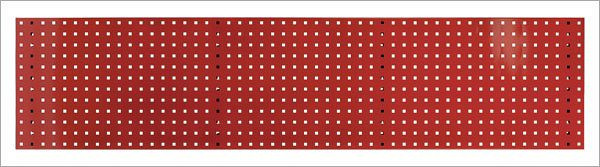 ADB Lochplatte, Maße: 1975x456mm, Farbe: rot, RAL 3020, 23035