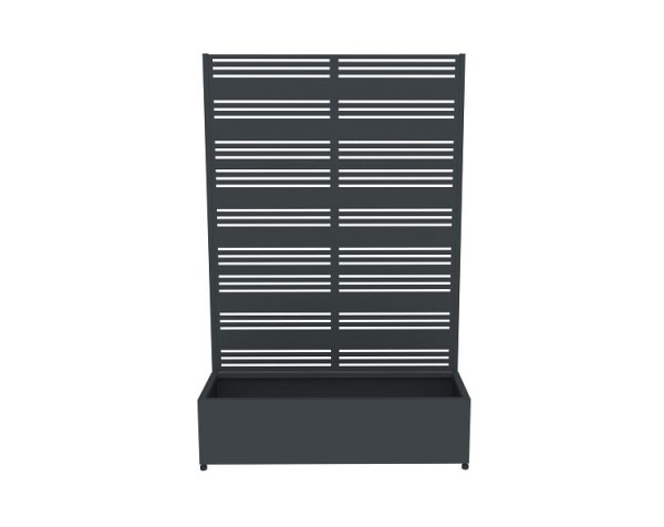 Westmann Pflanzkasten mit Rankgitter Dekora 2 Anthrazit, 42,5x120x184 cm, WMTBPPF-1201801