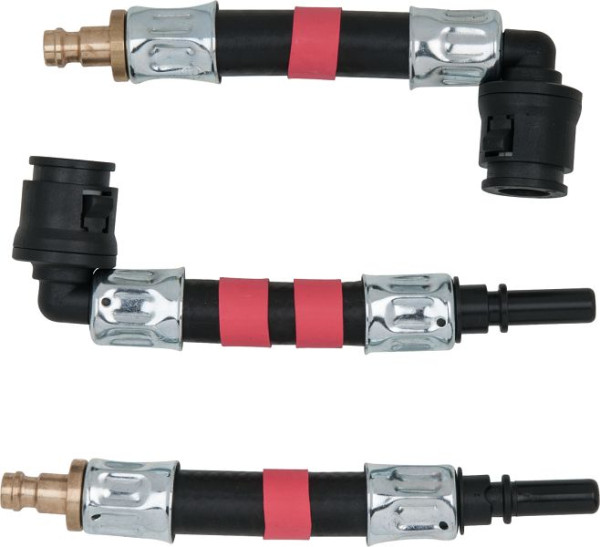 KS Tools Adapter-Satz 3-teilig SAE 8 x 20 mm (rot), 150.1864