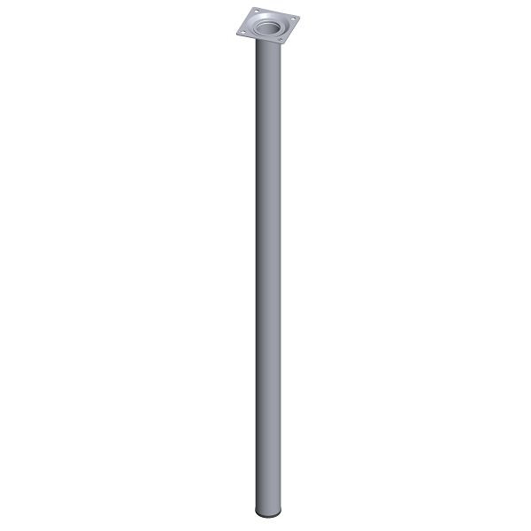 Element System STAHLROHRFUSS, LOSE, Ø30, M10, 700 mm, CHROM, VE: 4 STÜCK, 11100-00077