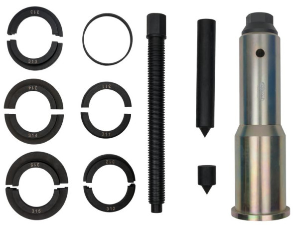 KS Tools Abzieher-Satz für Rollenlager, Schrägrollenlager, 15-teilig, 460.0480