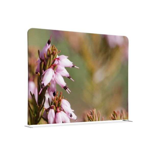 Showdown Displays Textil Raumteiler 150-150 Doppel Pinke Blume Erica, ZWS150-150SSK-DSI5
