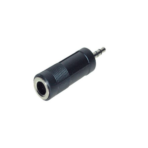 S-Conn Adapter, Klinkenstecker Stereo 3,5mm auf Klinkenkupplung Stereo 6,3mm, 57050