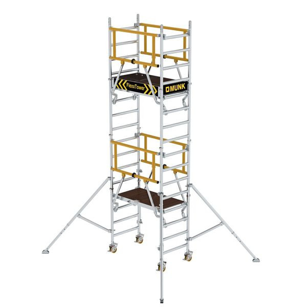 Munk Günzburger Steigtechnik FlexxTower SG mit vorlaufendem Geländer, 125133
