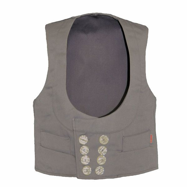 EIKO Ems Zunftweste Schalkragen, Farbe: grau, Größe: 58, 4405_20_58