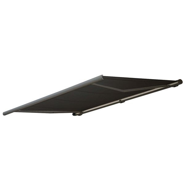 Mendler Ersatz-Bezug für Markise T122, Vollkassette Ersatzbezug Sonnenschutz 4x3m, Acryl anthrazit, 76522