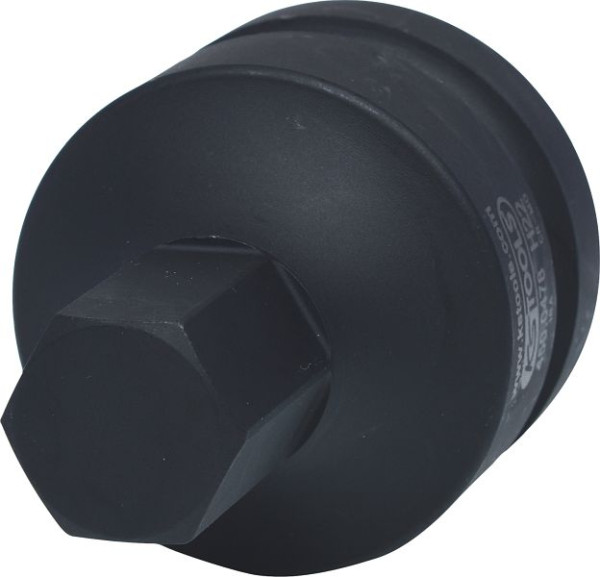 KS Tools 1" Kraft-Bit-Stecknuss Innensechskant, kurz, 22 mm, 450.0478