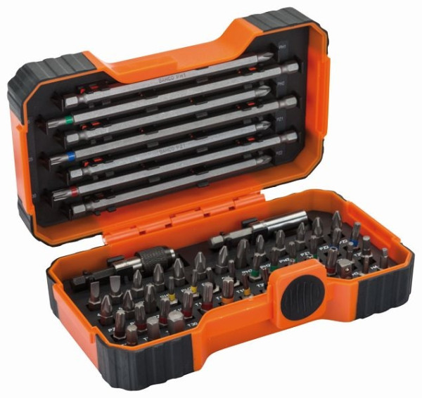 Bahco Bit-Satz, 54-teilig, Gesamtlänge 180 mm, 59/S54BC, 7314150337613