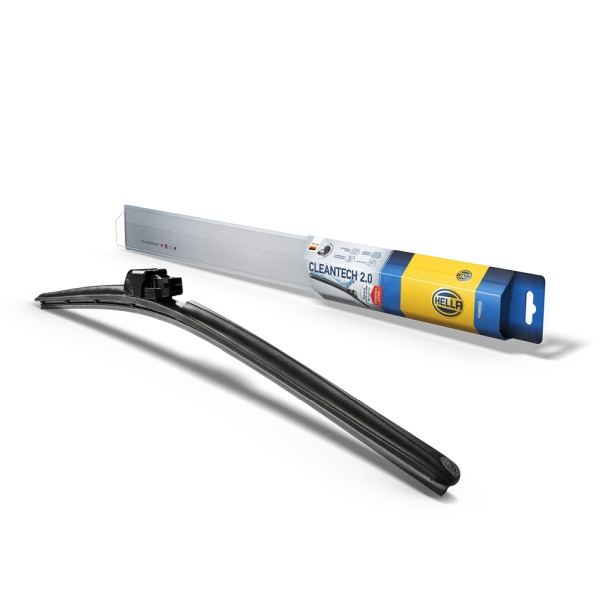 HELLA Cleantech Scheibenwischer, CT18R, Flachblatt-Wischer, für Rechtslenker, 18", 450mm, vorne, 9XW 358 061-181