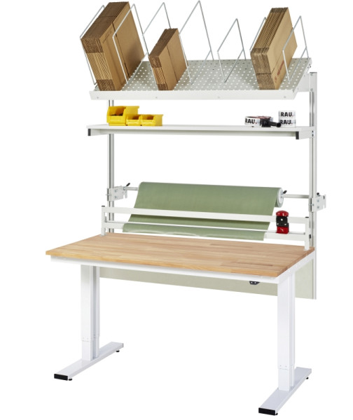 RAU Packtisch Komplettset 03, 08-WT, B2000 x T800, B-Platte, 08-WT-200-080-B-VP03.12