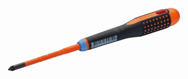 Bahco Schraubendreher, Ergo™, isoliert, schlank, Schlitz 6 mm, PH 2, 222 mm, BE-8720SL