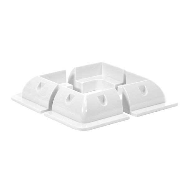 Offgridtec ABS Eckprofil Set weiß 150x150mm, 8-01-006530