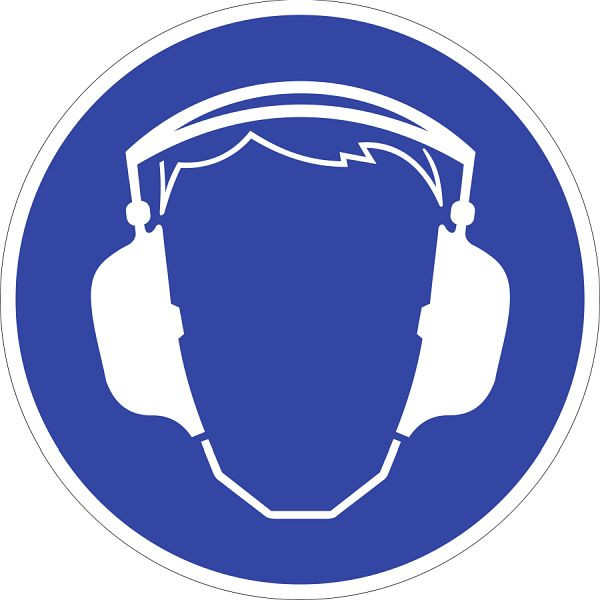 Moedel Gehörschutz benutzen, Folie, Ø 200 mm, 51914, 4060081002900