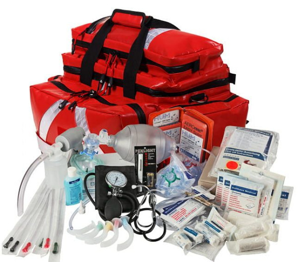 MBS Medizintechnik Notfalltasche Advanced inkl. Füllung nach SAN nach DIN 13 155, 103084