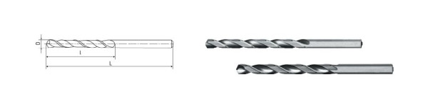 ELMAG HSS Co5-Spiralbohrer DIN 340, Ø 12,5 mm (lang), 70723