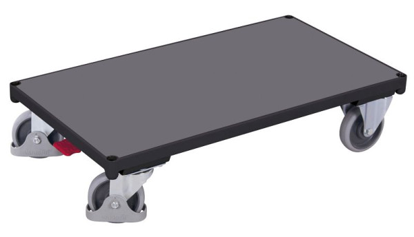 VARIOfit Plattformwagen, Ladefläche: 910 x 500 mm, RAL 7016 anthrazitgrau, sw-500.000/AG