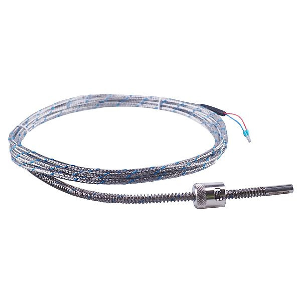 JUMO Thermoelement mit Bajonettverschluss, 1xFe-CuNi, 6x(20)180mm, 0 bis 400°C, DIN EN 60 584 (Klasse 2), 00352190