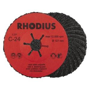 Rhodius PROline SFC Fiberscheibe, Durchmesser [mm]: 125, Bohrung [mm]: 22.23, VE: 25 Stück, 300476