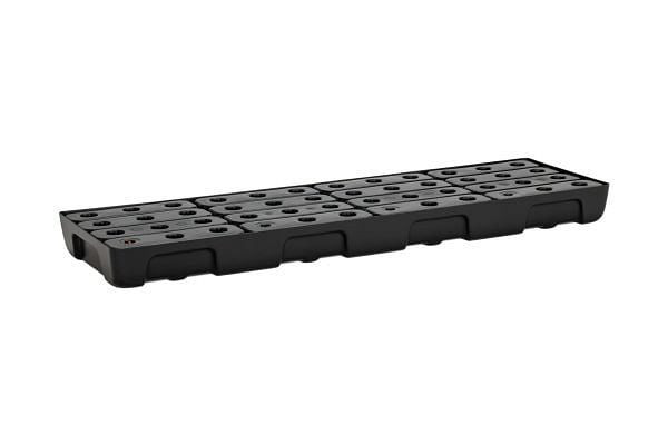 Cemo PE-Kleingebinde-Regalauffangwanne 130 x 40 mit Rost / 28 l, 11736