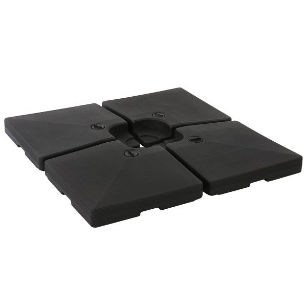 Mendler Ampelschirmständer Marktschirmständer für Bodenkreuz, 78kg, 35661