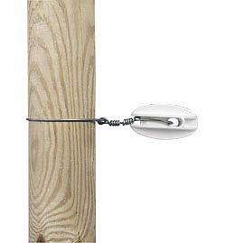 Gallagher Zugisolator S Verstärkt weiß, VE: 100 Stück, 012022