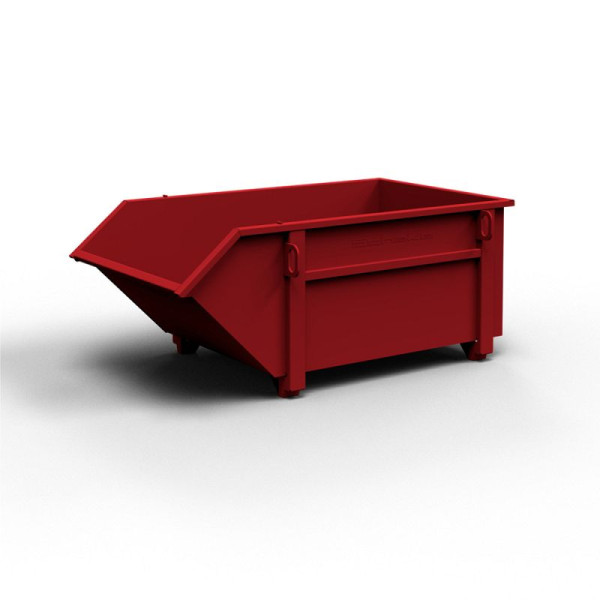 STEIN HGS Transportcontainer, 250 L, Rubinrot RAL 3003, Beton, Ziegel, Holz, Metall, 80620.0002