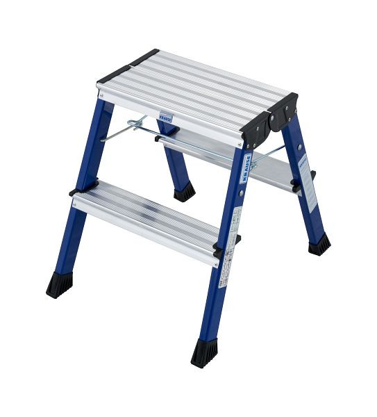 Krause Rolly Klapptritt 2x2 Stufen, Blau, 130082, 4009199130082