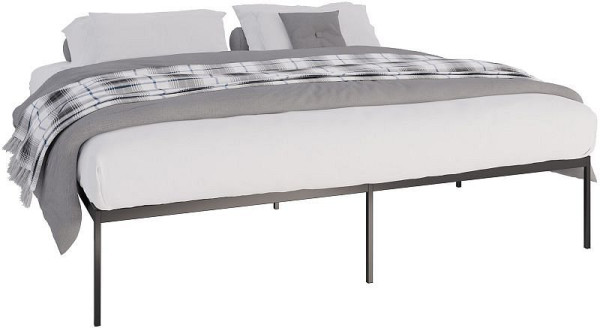 CLP Metallbett Fargo 200x200x42 cm, schwarz, 320983