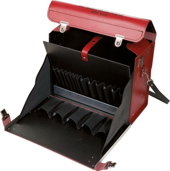 KS Tools Werkzeugkoffer, leer, Leder, 117.1820-99, 4042146329535