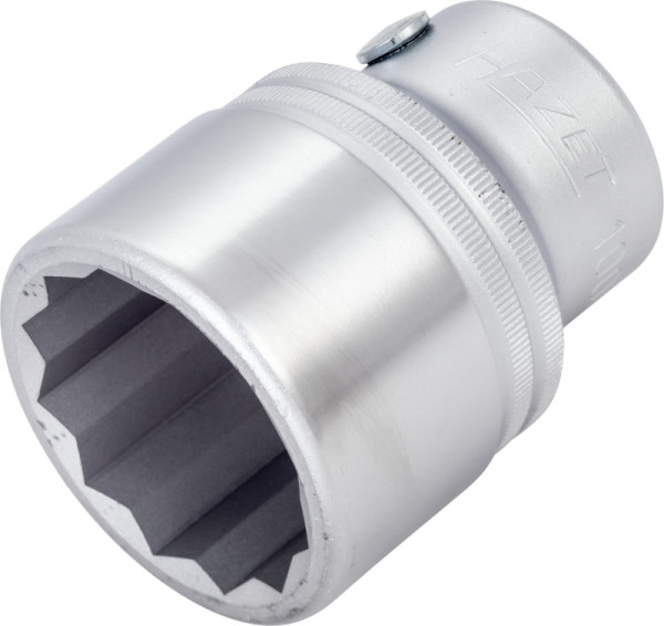 Hazet Steckschlüsseleinsatz, Doppelsechskant, Vierkant hohl 20 mm (3/4 Zoll), Außen-Doppel-Sechskant Profil, 1.3/8 ", 1000AZ-1.3/8