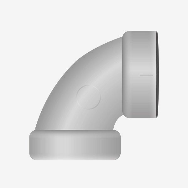 HKW 90° Bogen kurz, Sicherheitsbogen (i/i), 030020
