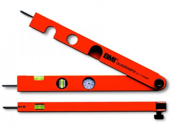 BMI Klappbarer Winkel mit LCD Display, Schenkellänge 600 mm, 714600D