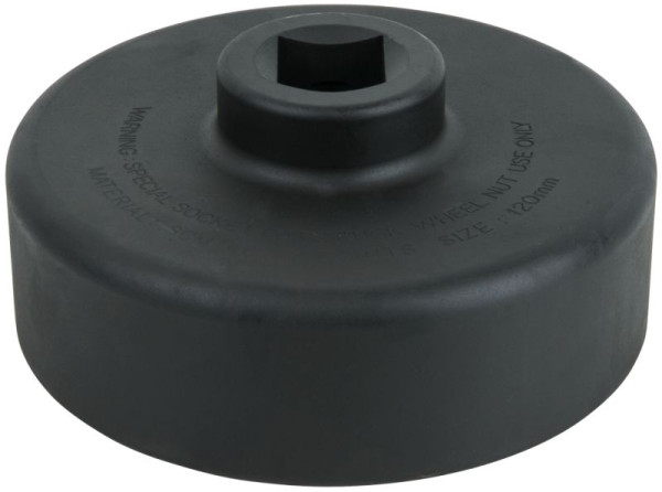 KS Tools 1" Achsmuttern-Schlüssel, 6-kant, kurz, 120mm, 460.0260