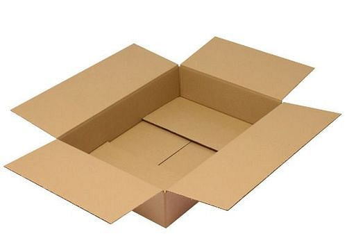 TransPak Wellpapp-Faltkarton 1-wellig, Innenmaß 610 x 430 x 120 mm, Format A2, Qualität 1.30C, VE: 25 Stück, 299314