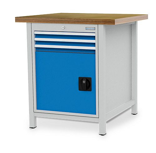 Bedrunka+Hirth Kastenwerkbank R18-24, 3x 50 mm, Schubladen-Vollauszug, 810 x 750 x 959 mm, 03.055.08V9