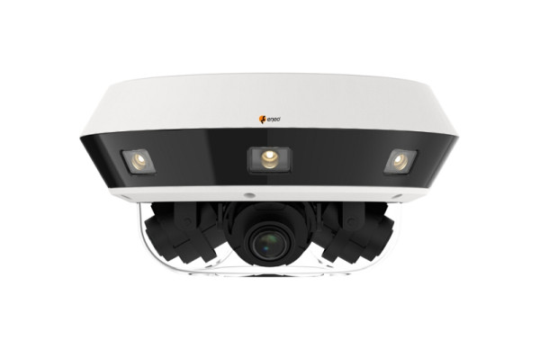 eneo INM-78M2812M0A Netzwerk Multisensor Kamera, 4x 3840x2160, Tag/Nacht, 2,8-12mm, IR, Weißlicht, WDR, IK10, IP67, 236668