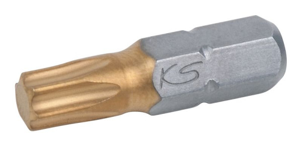 KS Tools 1/4" TIN Bit Torx, 25mm, T40, VE: 5 Stück, 911.3663