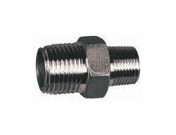 Riegler Doppelnippel, reduzierend, 6-kant, 111825, 4047322069632