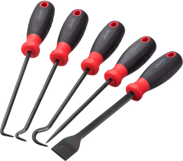 VIGOR Haken- und Schaber Satz, 260 mm, Anzahl Werkzeuge: 5, V5045
